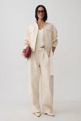 Denim Jacket - Cream