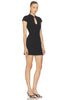 Vieno Keyhole Fitted Mini Dress