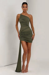 Shazia Mini Dress - Khaki