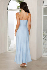 Juicy Floral Maxi Dress Blue