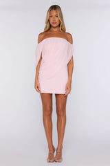 Golden Hour Club Mini Dress Pink