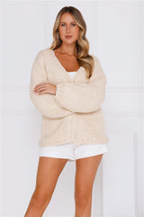 Ultimate Cosy Knit Cardigan Beige