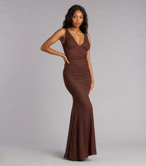 Erica Mesh Open Back Mermaid Formal Dress