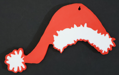 Christmas Ornament - Santa Hat | 3D printed