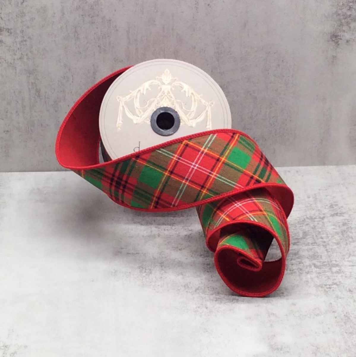 Yule Plaid Ribbon 2.5 x 10yds