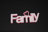 Desk Sign - Family | 3D Printed