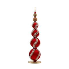 Pearl Rouge Christmas Topiary Finial