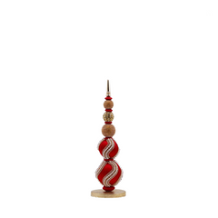 Pearl Rouge Christmas Topiary Finial