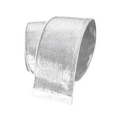 Silver Starlight Velvet Ribbon 2.5 x 10yds