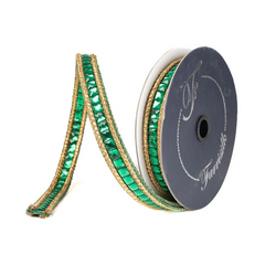 Emerald Gemstone Garland 0.75 x 5yds