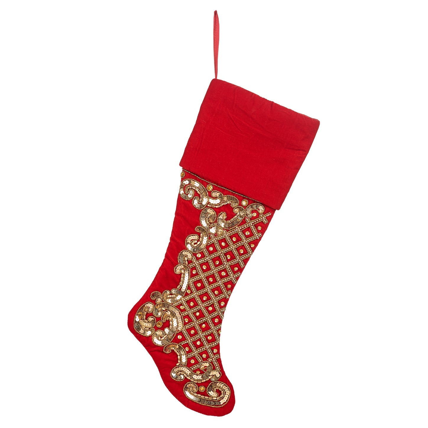 Festive Wishes Christmas Stocking 62cm