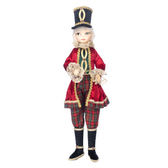 Highland Tartan Nutcracker Boy Doll 50cm