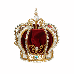 Royal Velvet Crown Tree Topper 17cm