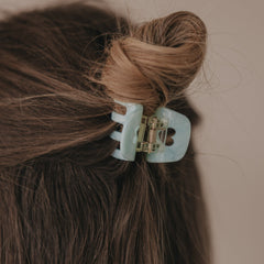Haarspange klein Herz Mint