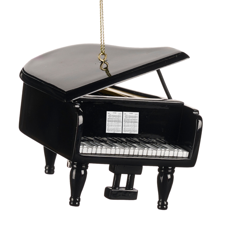 Grand Piano Music Box Ornament 9cm