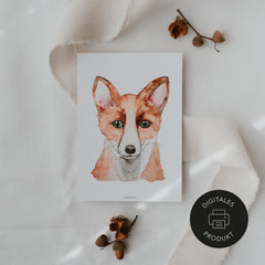 Poster Fuchs zum Download