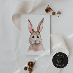 Poster Hase zum Download