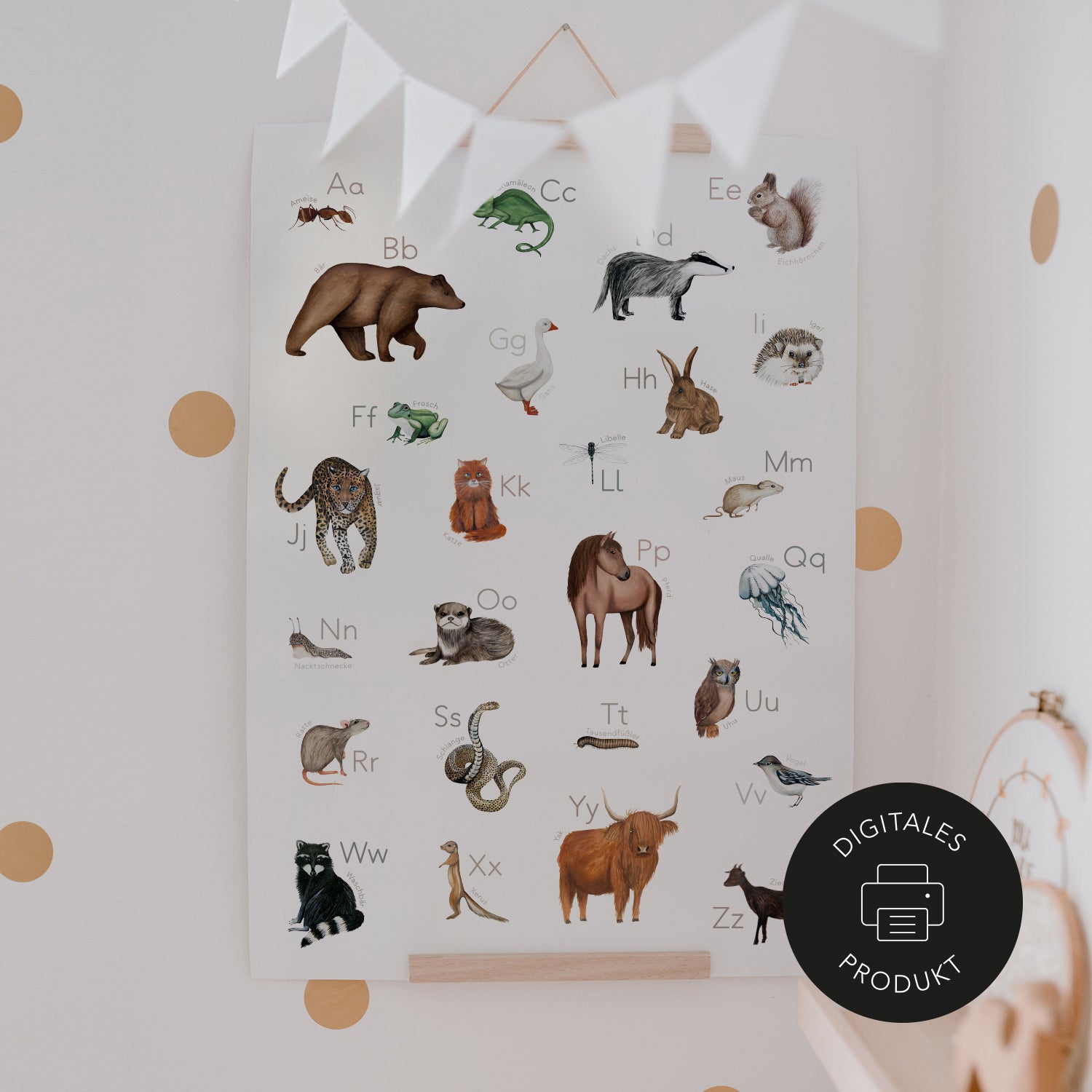 Poster Tier-ABC zum Download