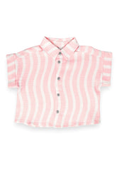 Pink Surf Dakota Boxy Buttondown