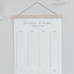 Geburtstagskalender