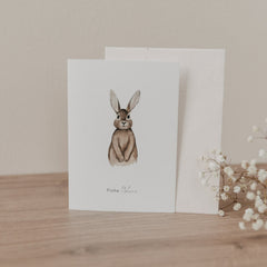 Klappkarte Hase