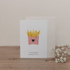 Klappkarte Pommes