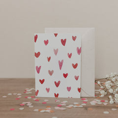 Klappkarte Hearts