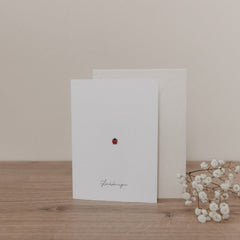 Klappkarte Ladybug