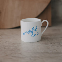 Kleine Tasse Breakfast club hellblau