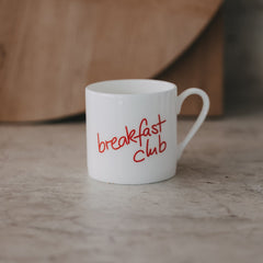 Kleine Tasse Breakfast club rot