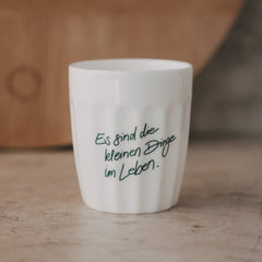 Becher Kleine Dinge grün