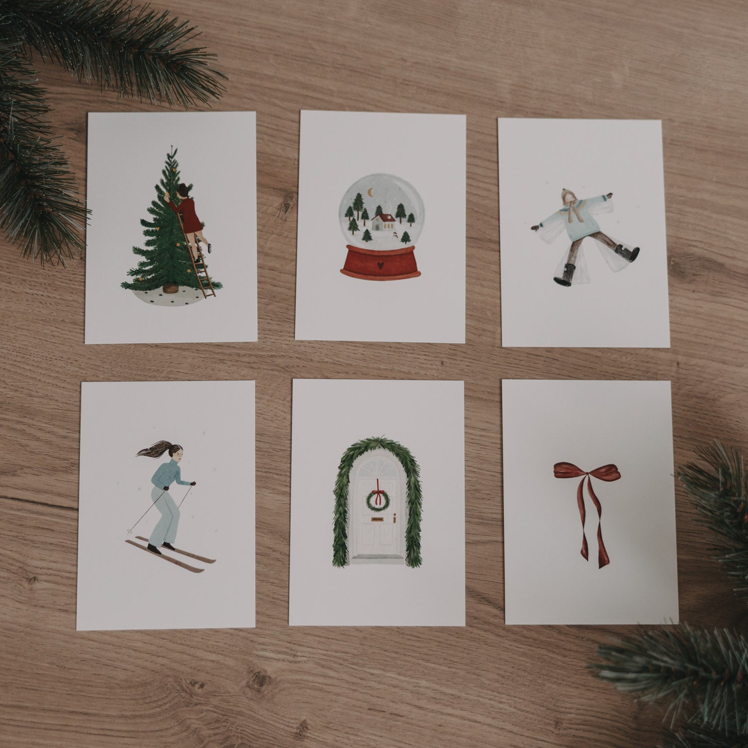 Kartenset Christmas Love im 6er Set