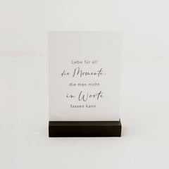 Postkartenständer schwarz 10,5 cm im 2er Set