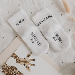 Babysocken Kleine Schwester 16-18