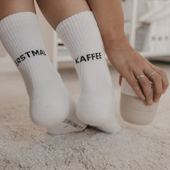 Socken Erstmal Kaffee