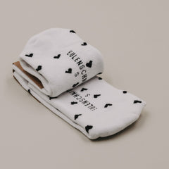 Socken Allover Herzen schwarz