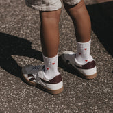 Kindersocken Allover Herzen rot