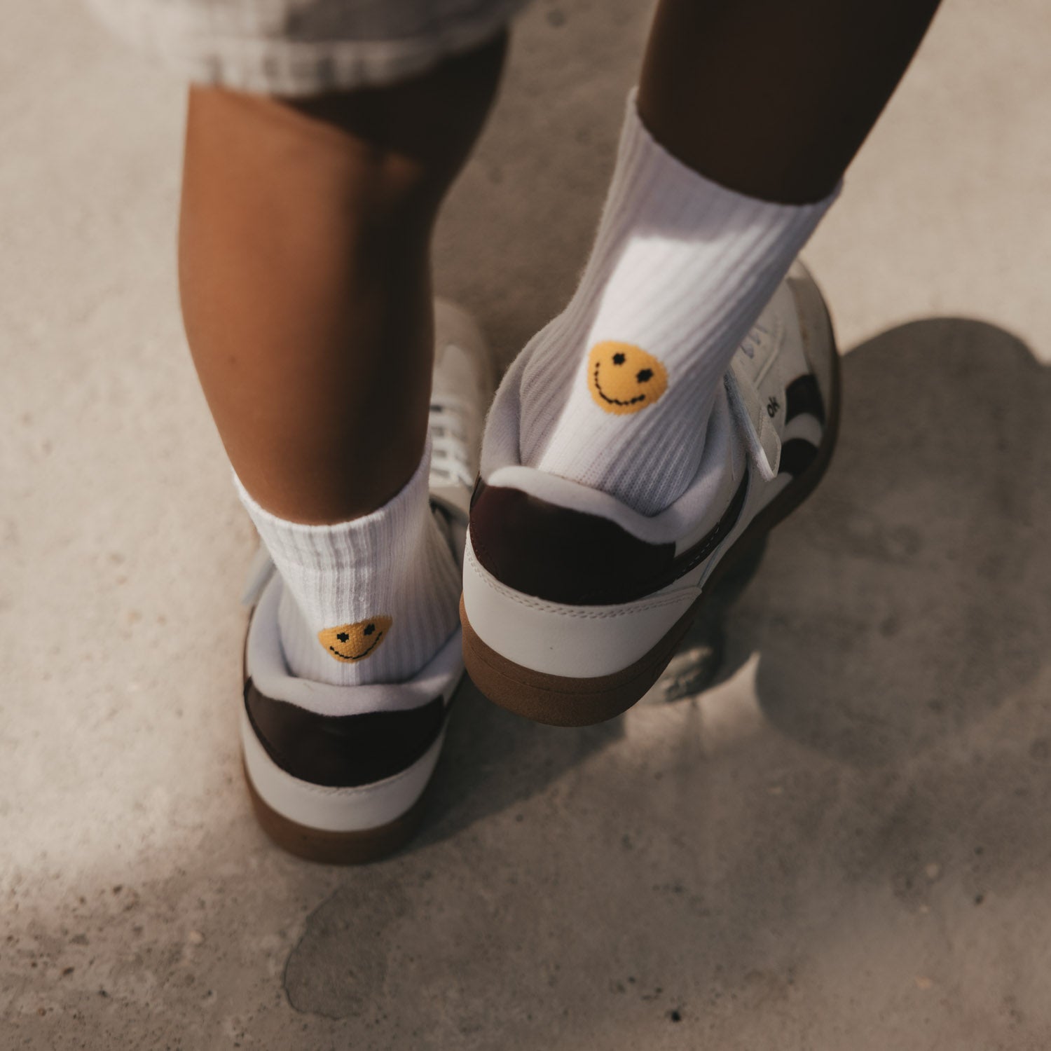 Kindersocken Smiley