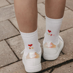 Kindersocken Be Happy