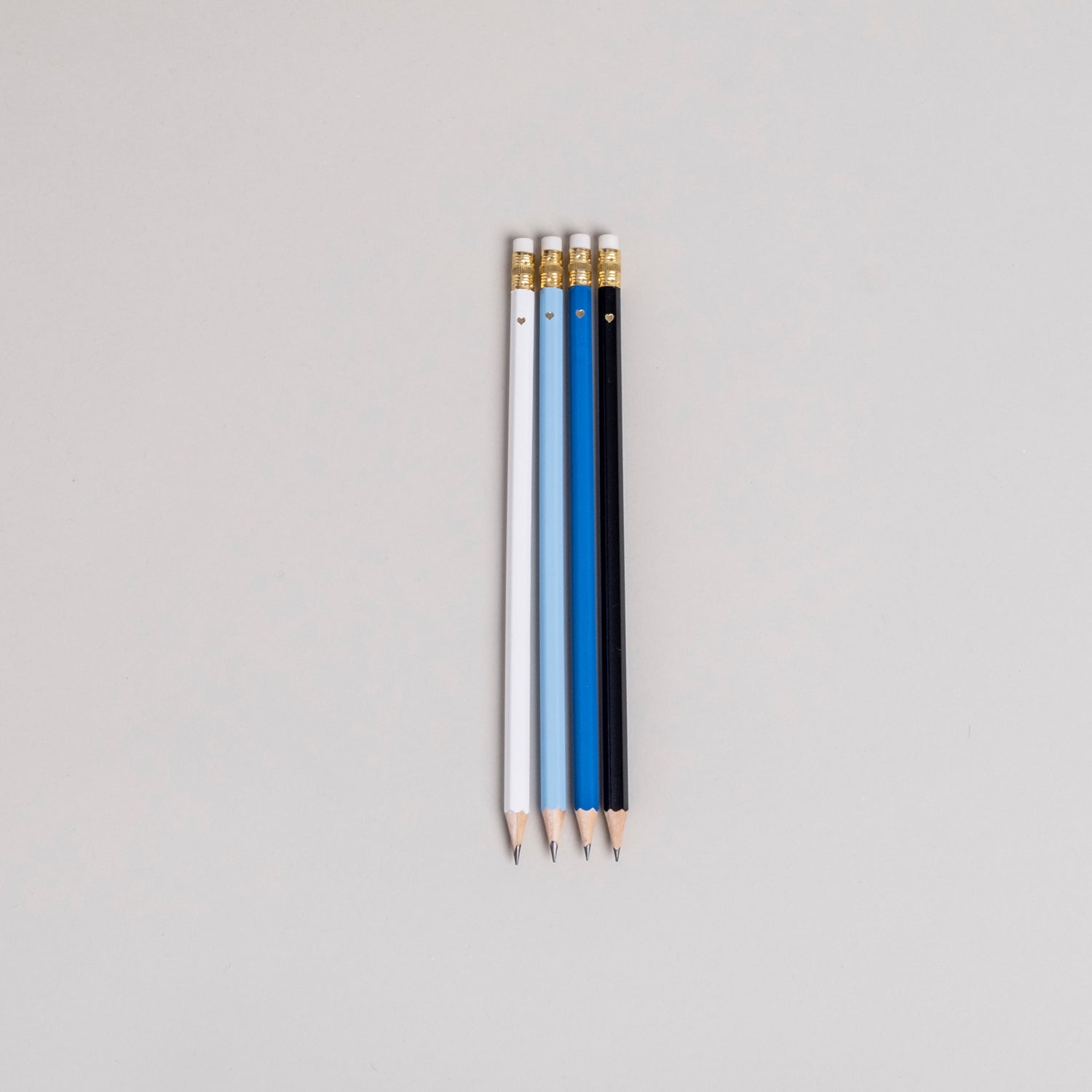 Bleistift Set blau 4er Set