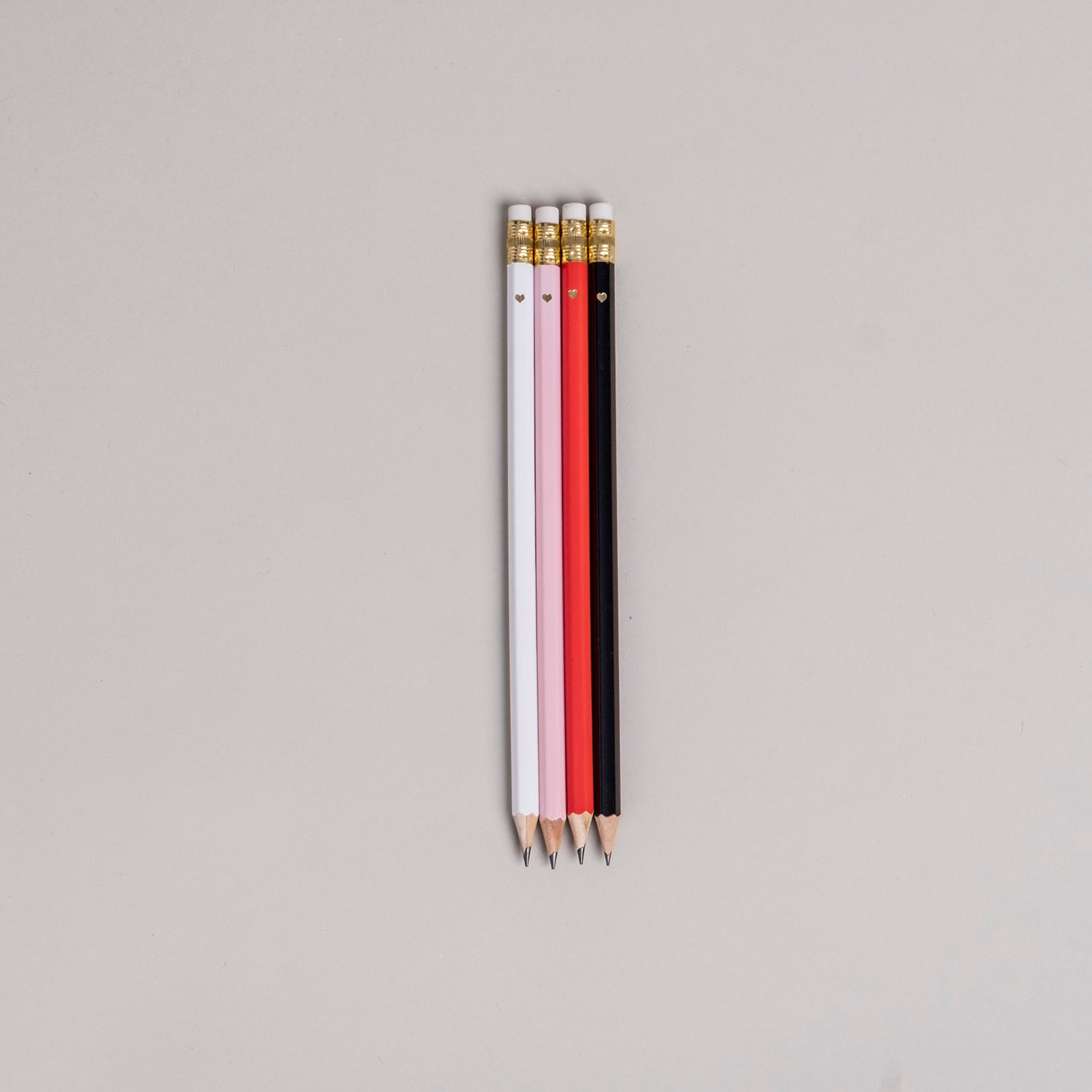 Bleistift Set rosa 4er Set
