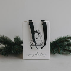 Geschenktüte Christmas car verschiedene Größen
