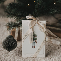 Geschenkband 5m Frohe Weihnachten