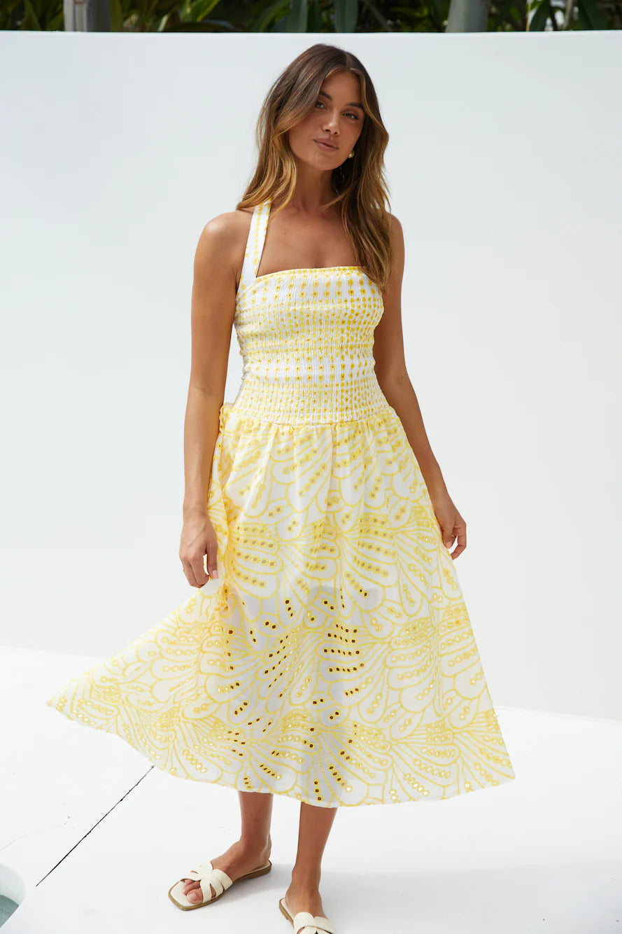 Sunlit Shores Maxi Dress