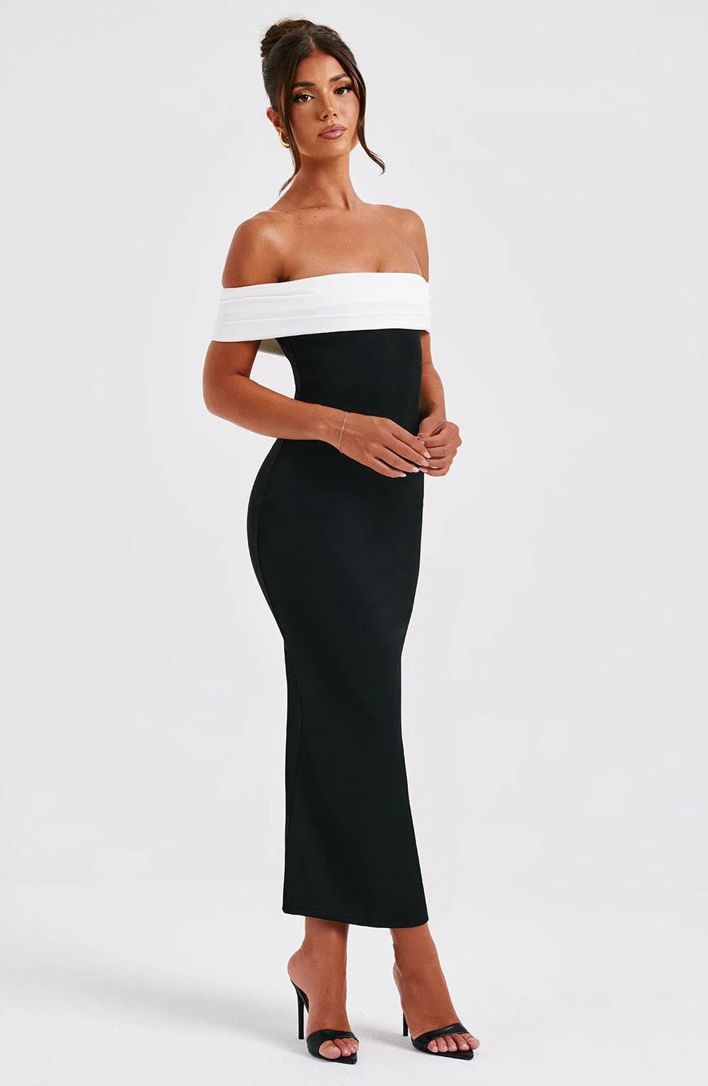 Bex Midi Dress - Black