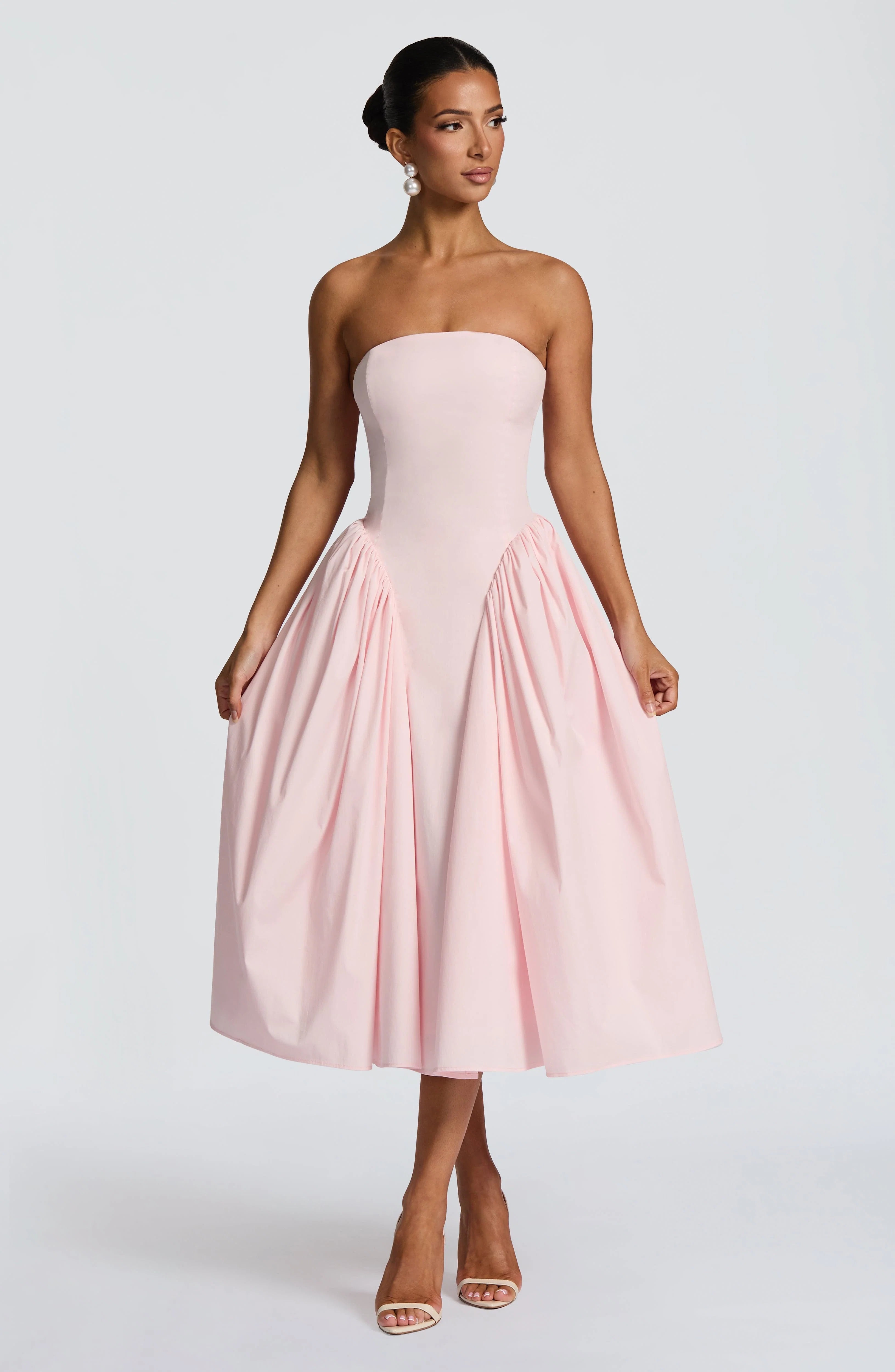 Darla Midi Dress - Blush