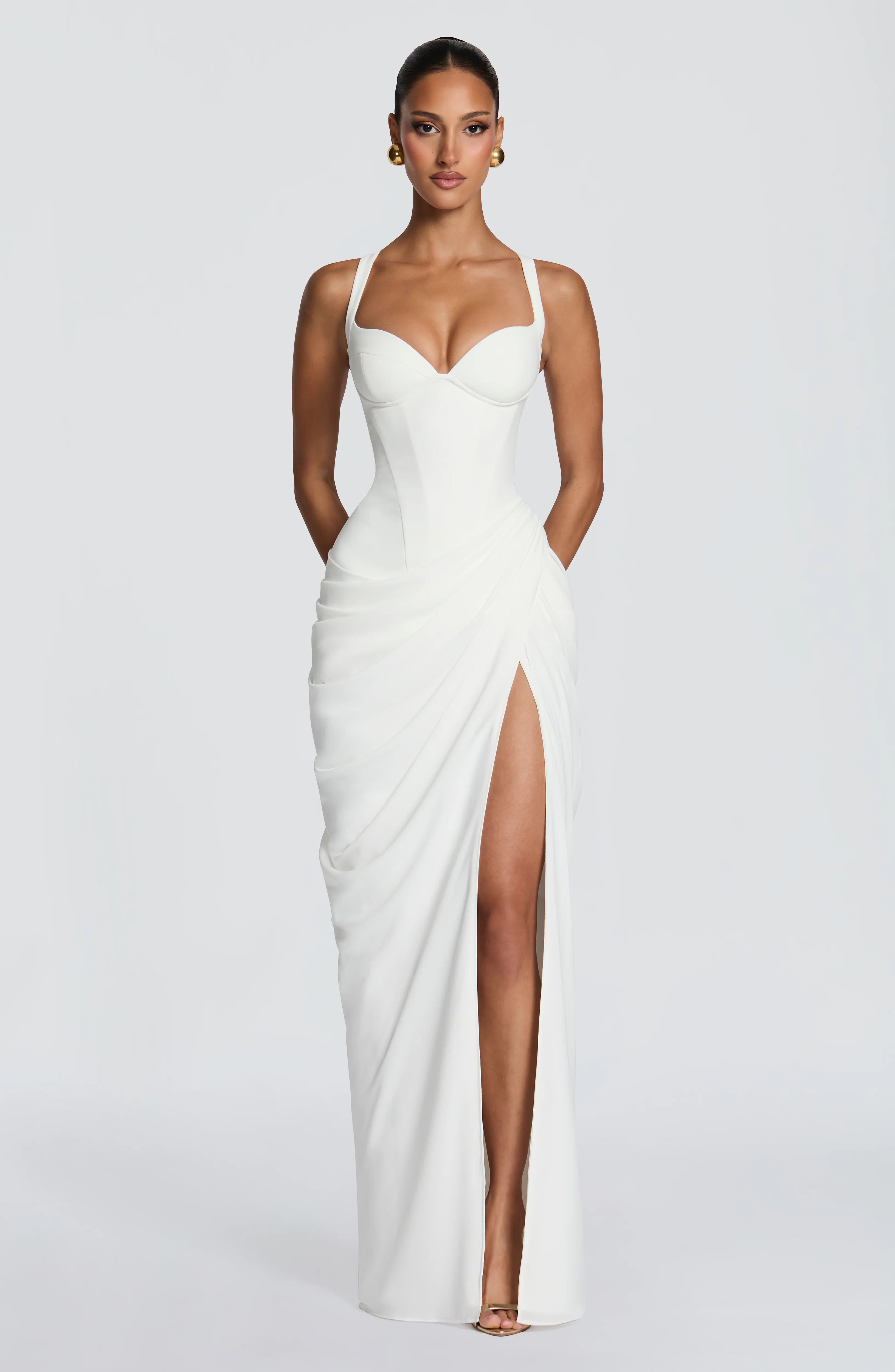 Elara Maxi Dress - Ivory