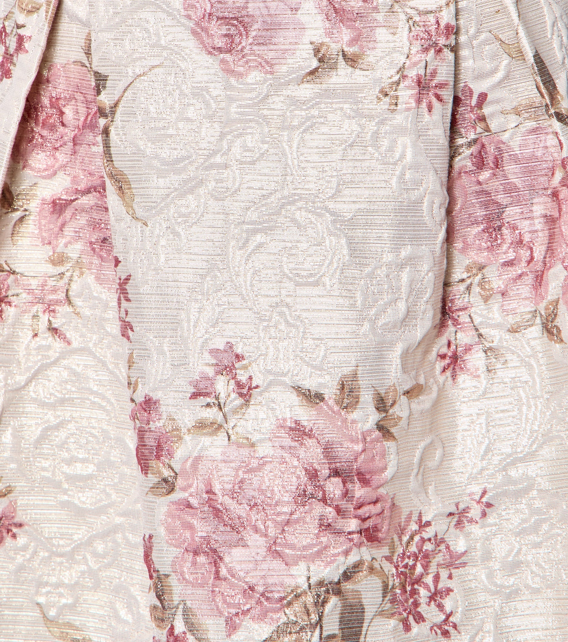 Garden Grace Floral Jacquard Skater Mini Dress