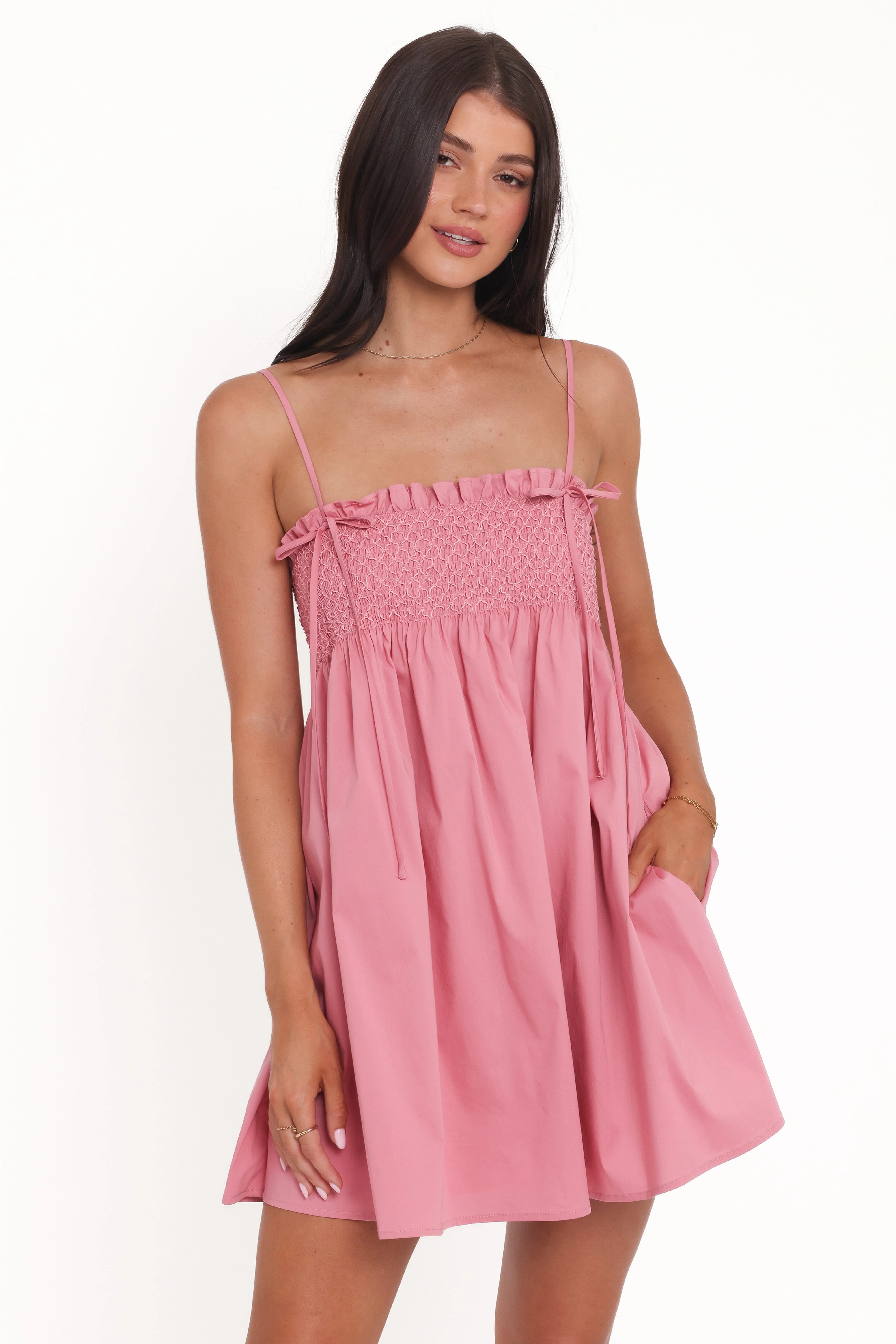 Josie Mini Dress - Pink