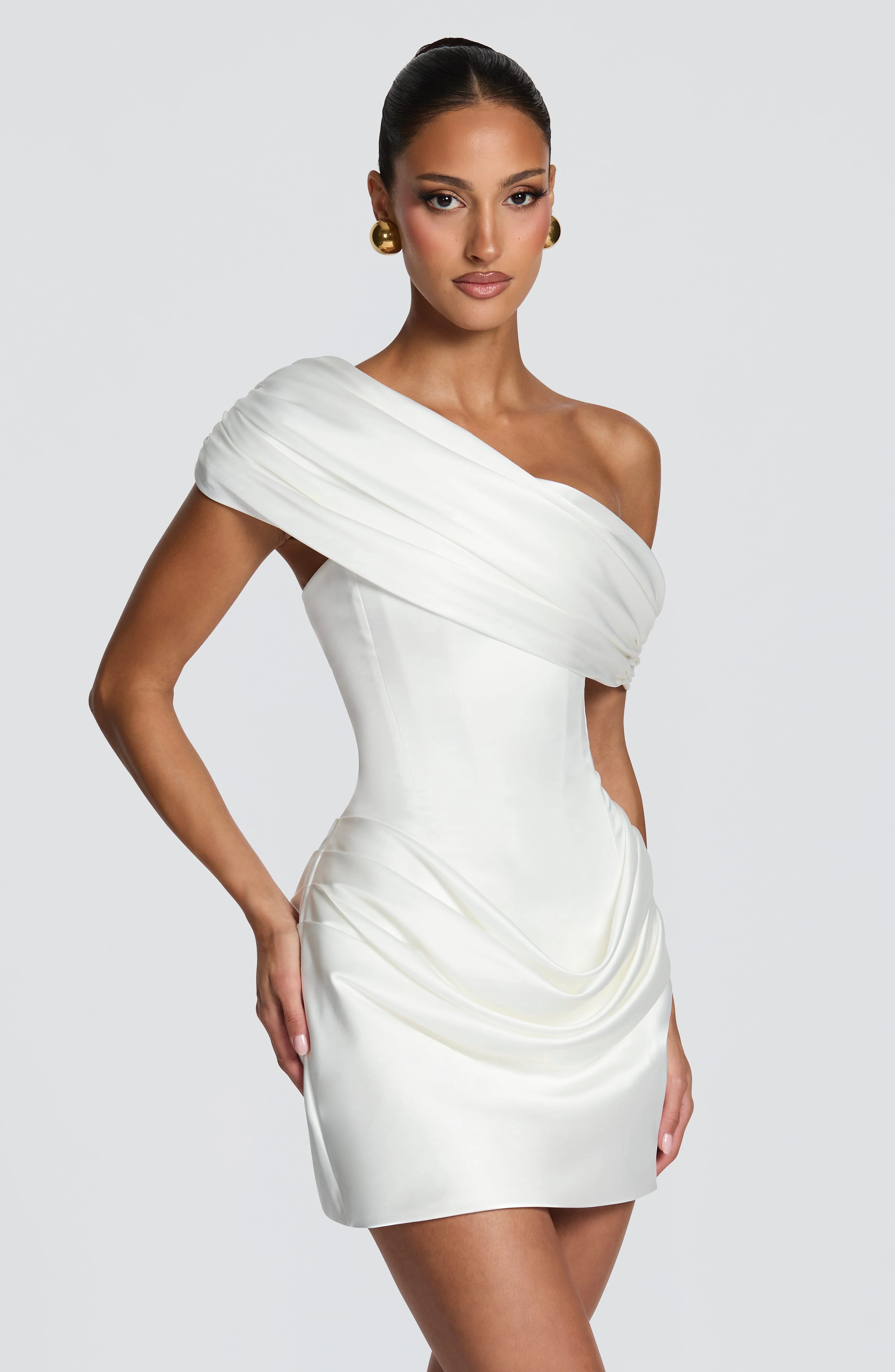 Ella Mini Dress - Ivory